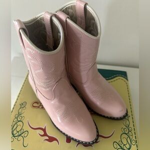 Pink Cowboy Western Boots - Kids Size 10T